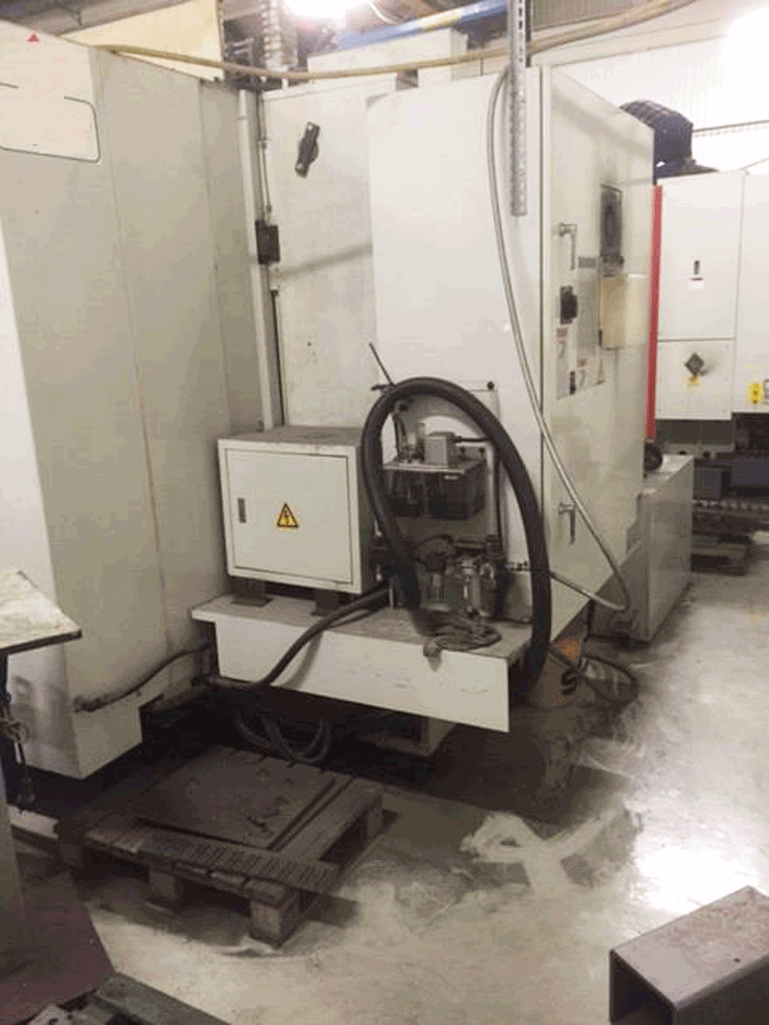 used VMC Quaser Fanuc - 1999 imported from europe second hand machine for sale by europea engineering works coimbatore tamilnadu india